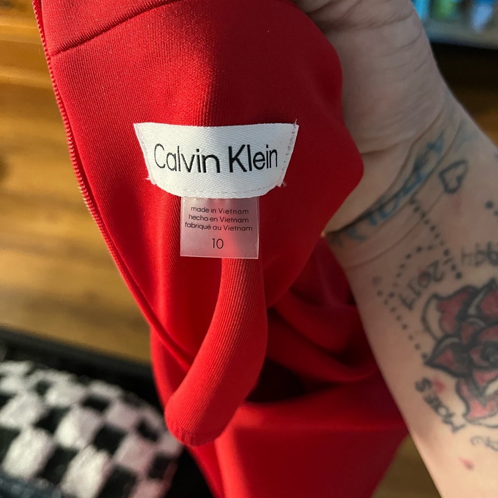 Calvin Klein Red Dress